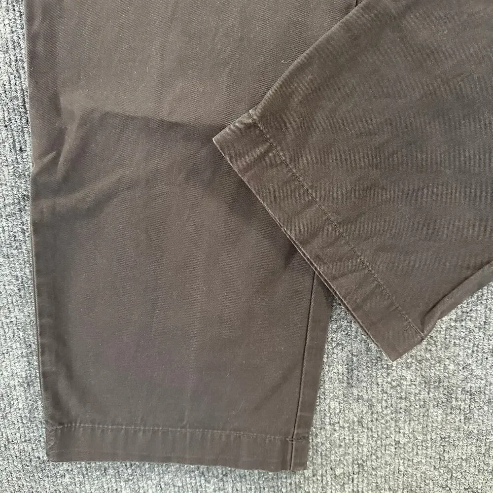 Banana Republic Mens Emerson Chino Pants Muted Tone Brown Preppy Cotton 32x32